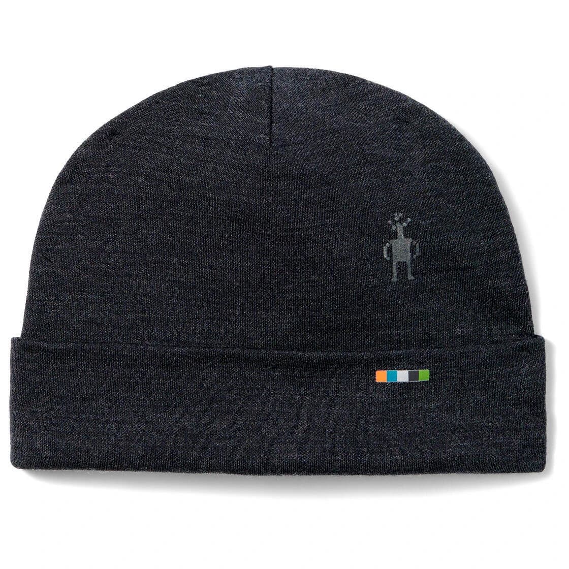 Детска зимна шапка (beanie) Smartwool Kid's Thermal Merino Reversible Cuffed Beanie - Charcoal Heather