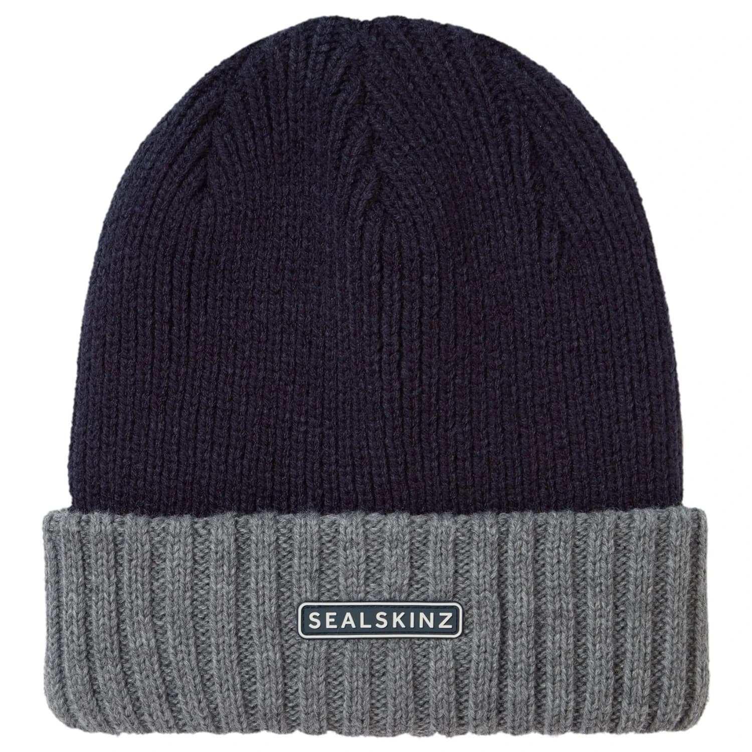 Зимна шапка (beanie) Sealskinz Bacton Beanie - Navy / Grey