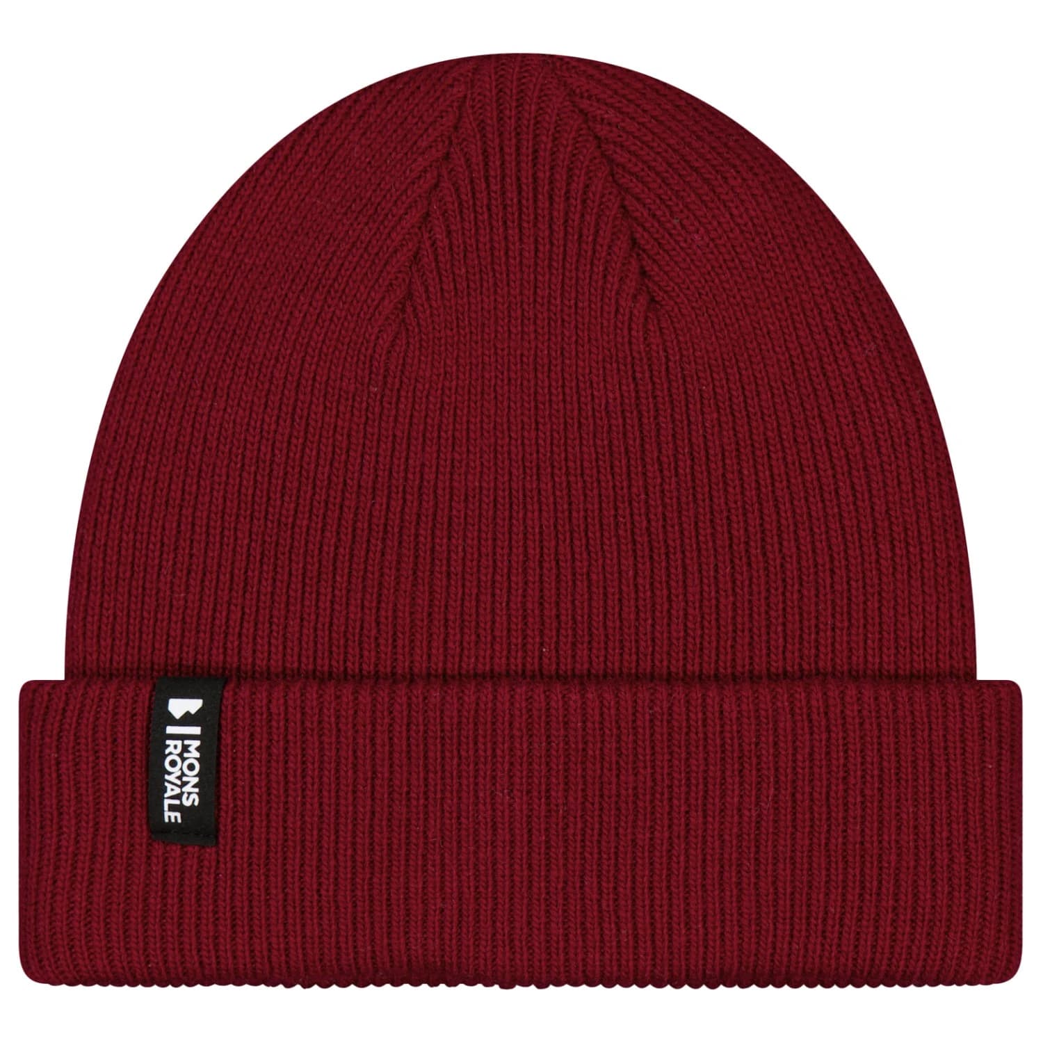 Зимна шапка (beanie) Mons royale Chunky Logger Merino Beanie - Cherry
