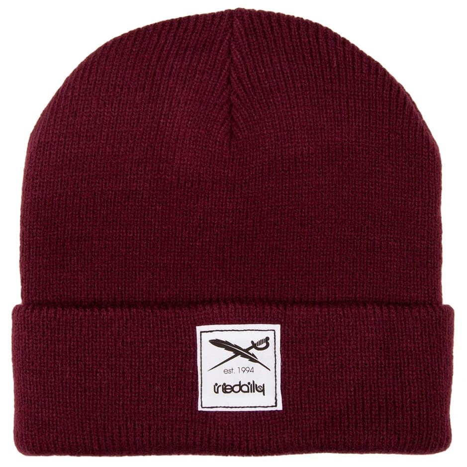 Зимна шапка (beanie) Iriedaily Smurpher Heavy Beanie - Aubergine