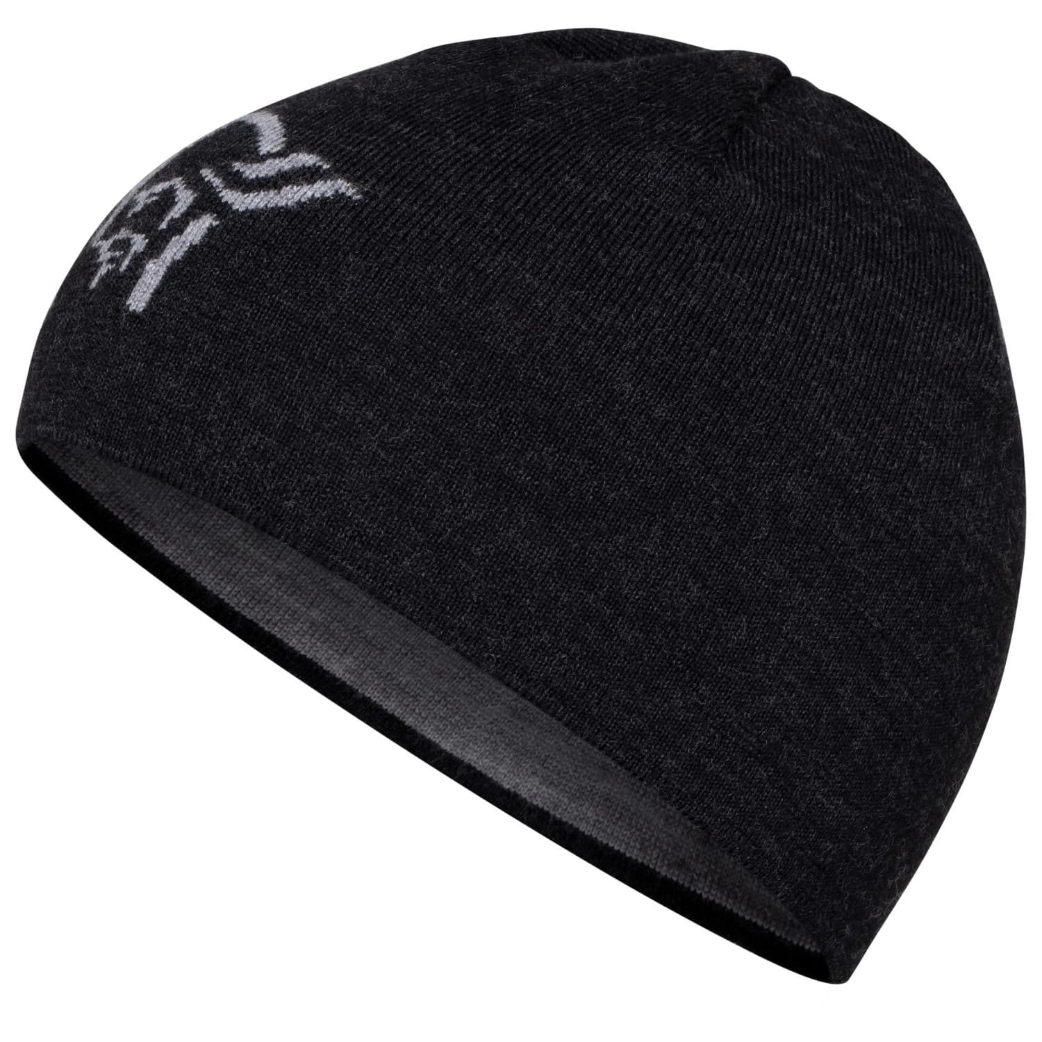 Зимна шапка (beanie) Norrøna /29 Light Merinoull Logo Beanie - Caviar Melange