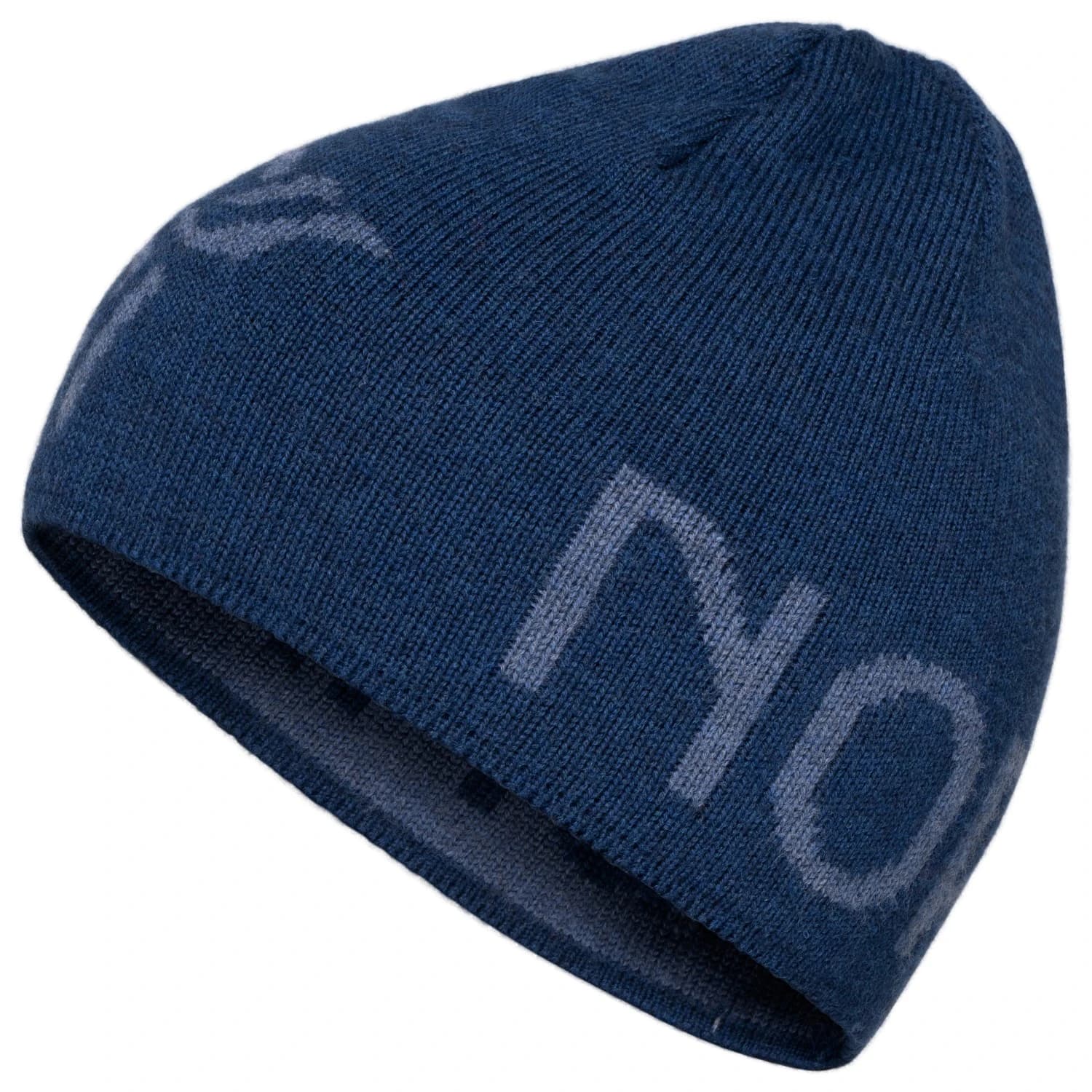Зимна шапка (beanie) Norrøna /29 Merinoull Logo Beanie - Indigo Night Melange