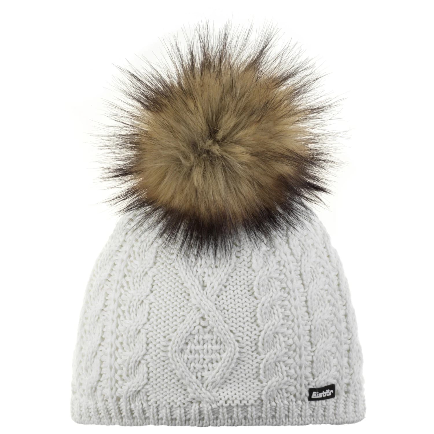 Зимна шапка (beanie) Eisbär Nelia Lux Beanie - White / Real