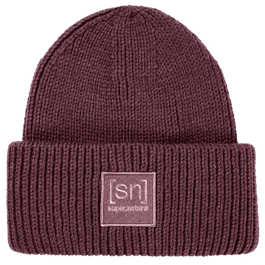 Зимна шапка (beanie) Super.natural Krissini Beanie - Wine Tasting