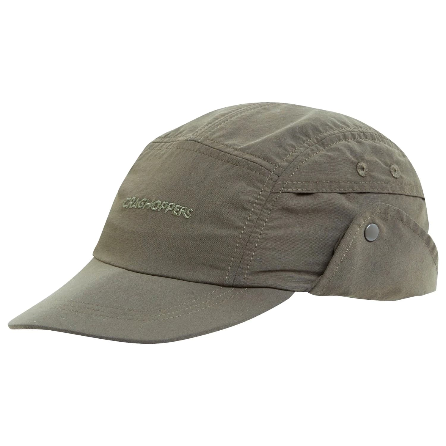 Детска шапка с козирка Craghoppers Kid's Nosilife Desert Hut II Cap - Woodland Green