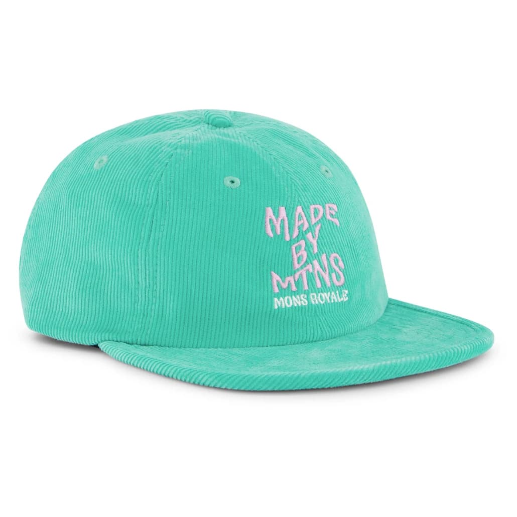 Шапка с козирка Mons royale Roam Corduroy Cap - Aqua Green