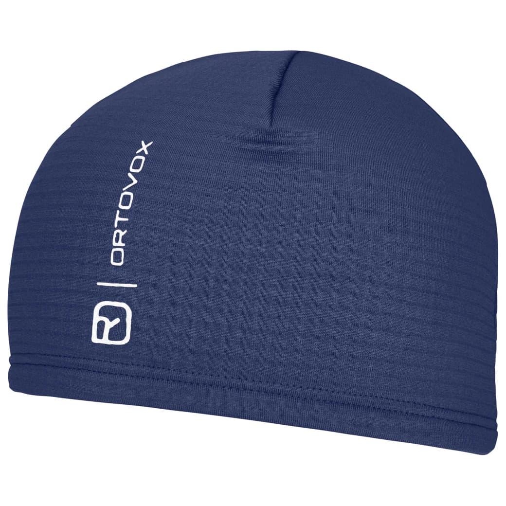 Зимна шапка (beanie) Ortovox Fleece Grid Beanie - Blue Nunatak
