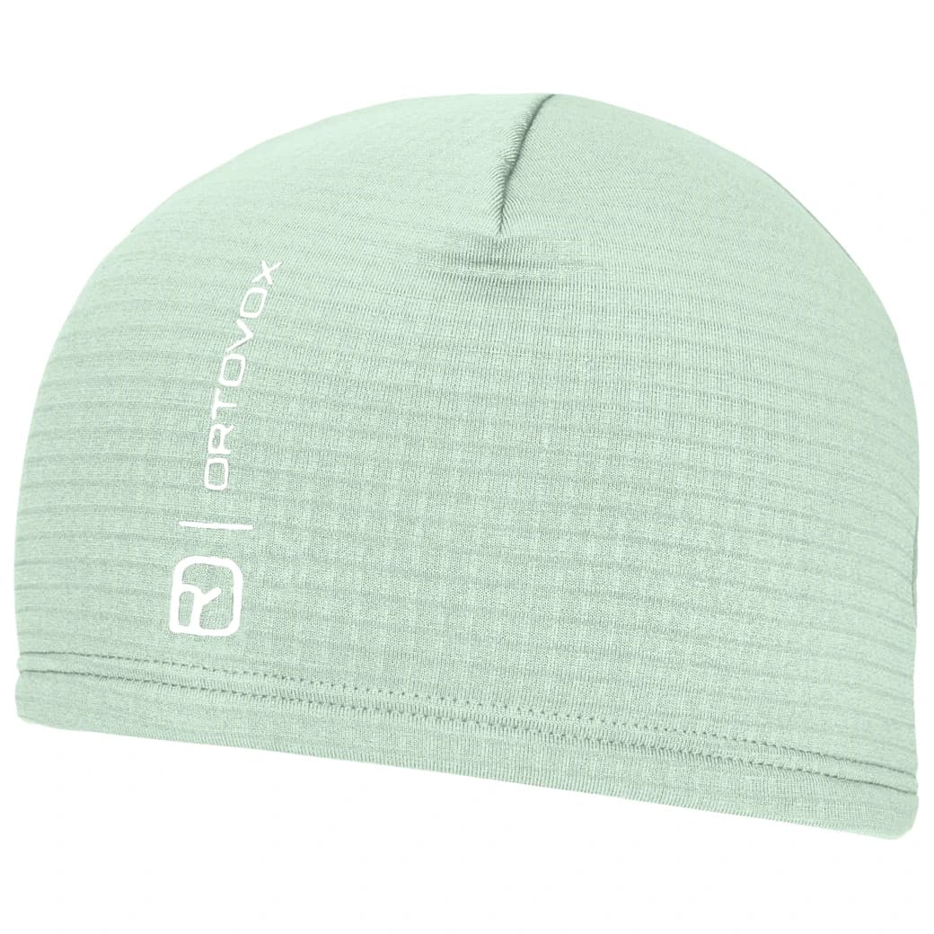 Зимна шапка (beanie) Ortovox Fleece Grid Beanie - Green Acid