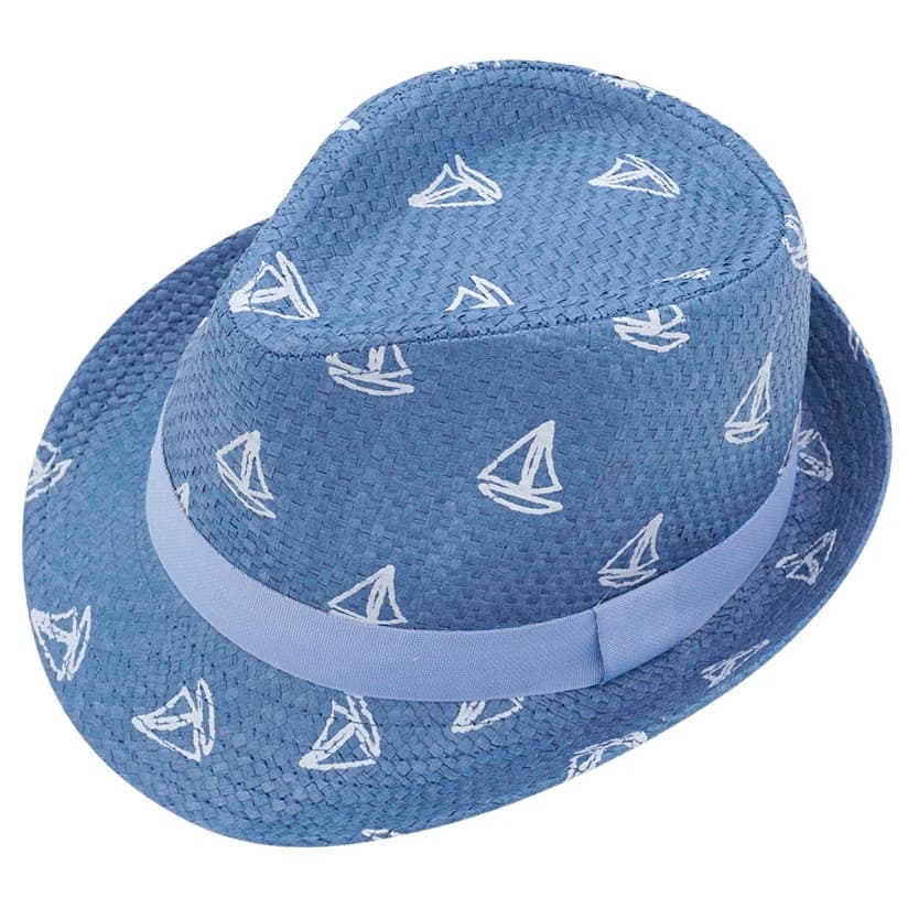 Детска шапка Maximo Kid's Mini Boy Trilby Boat Hat - Denim