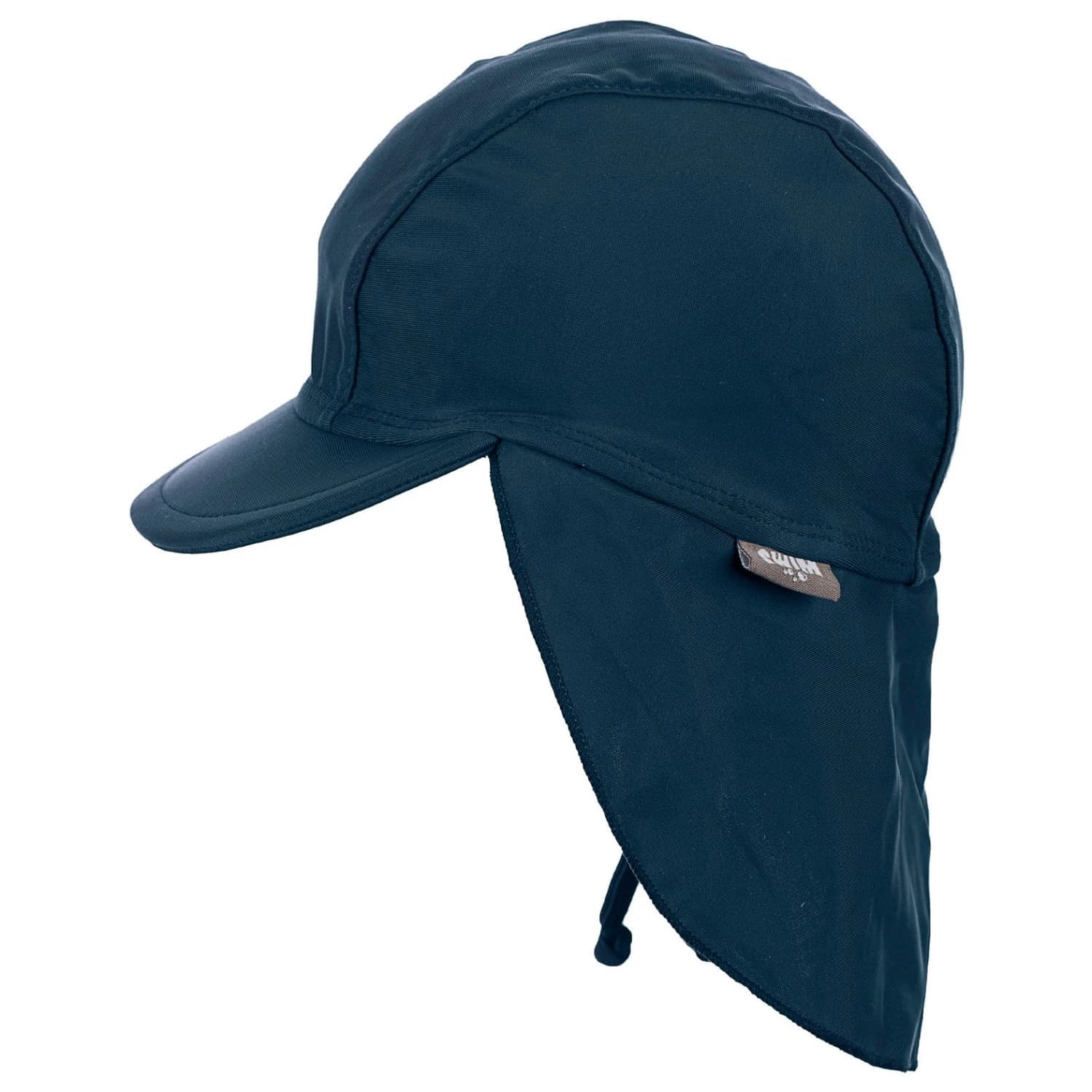 Детска шапка с козирка Sterntaler Kid's Peaked Cap with Neck Protection with Cord Cap - Navy Blue
