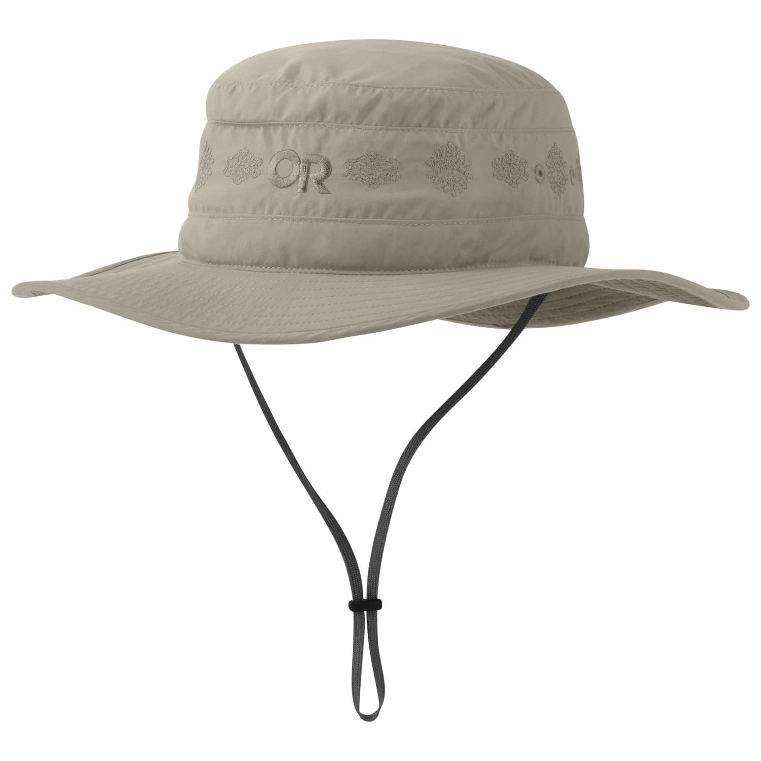 Дамска шапка Outdoor Research Women's Solar Roller Sun Hat Sun hat - Khaki / Rice Embroidery