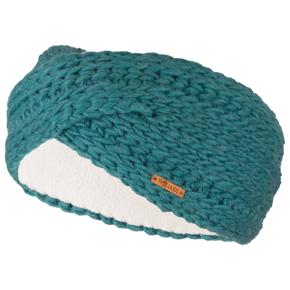 Детска лента за глава Trollkids Girl's Winter Headband - Dusty Teal