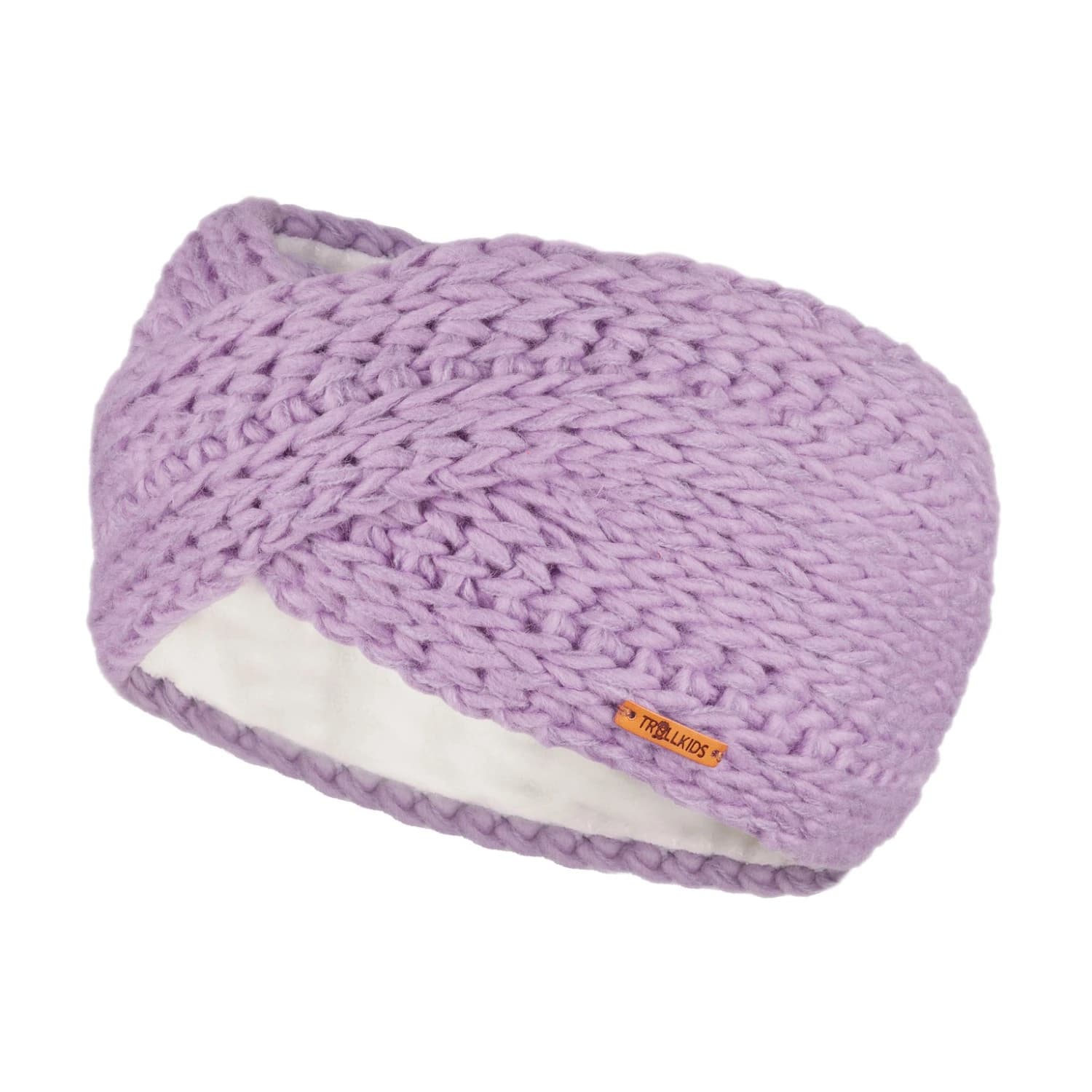 Детска лента за глава Trollkids Girl's Winter Headband - Violet