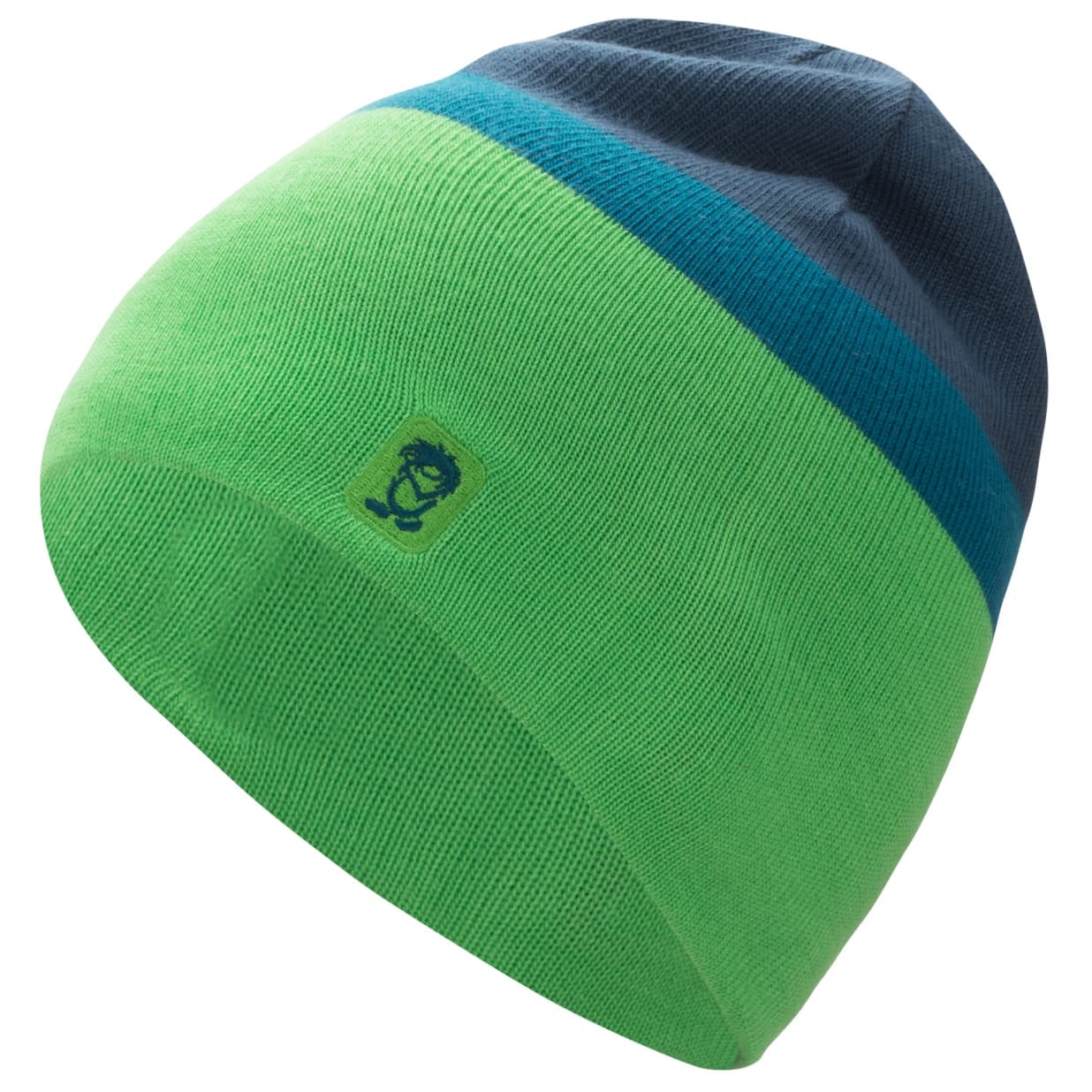 Детска зимна шапка (beanie) Trollkids Kid's Nordland Cap Beanie - Fresh Green / Dark Marine
