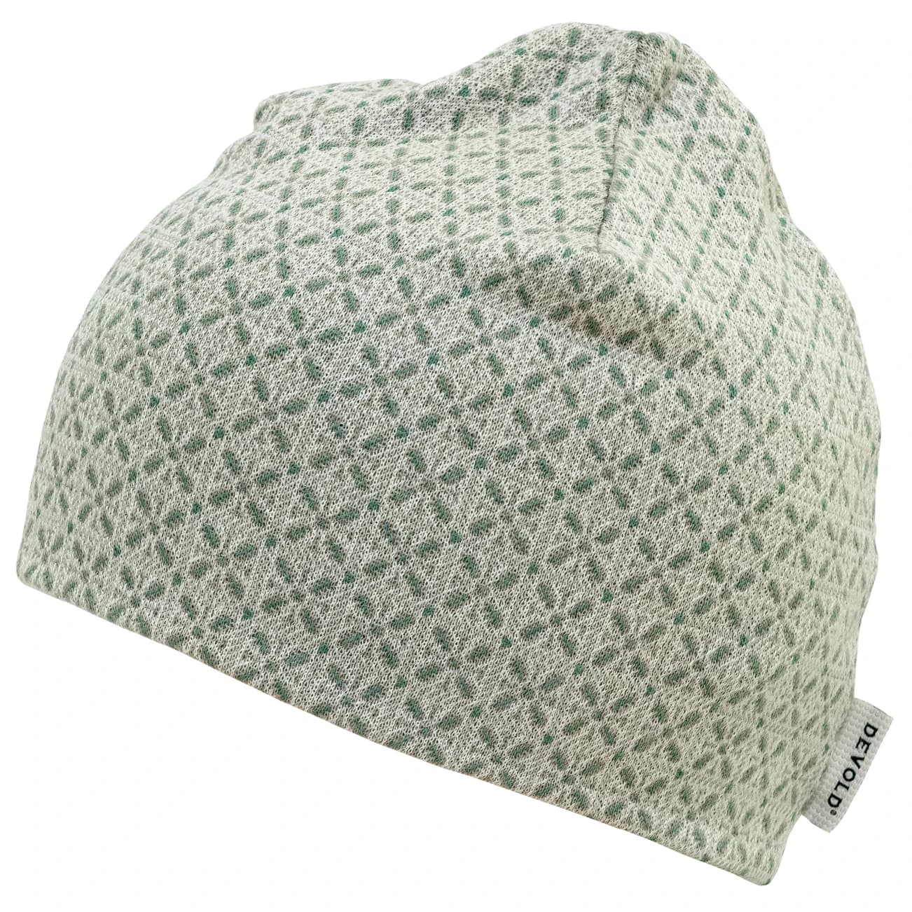 Детска зимна шапка (beanie) Devold Kid's Litleegga Merino Beanie - Raw White