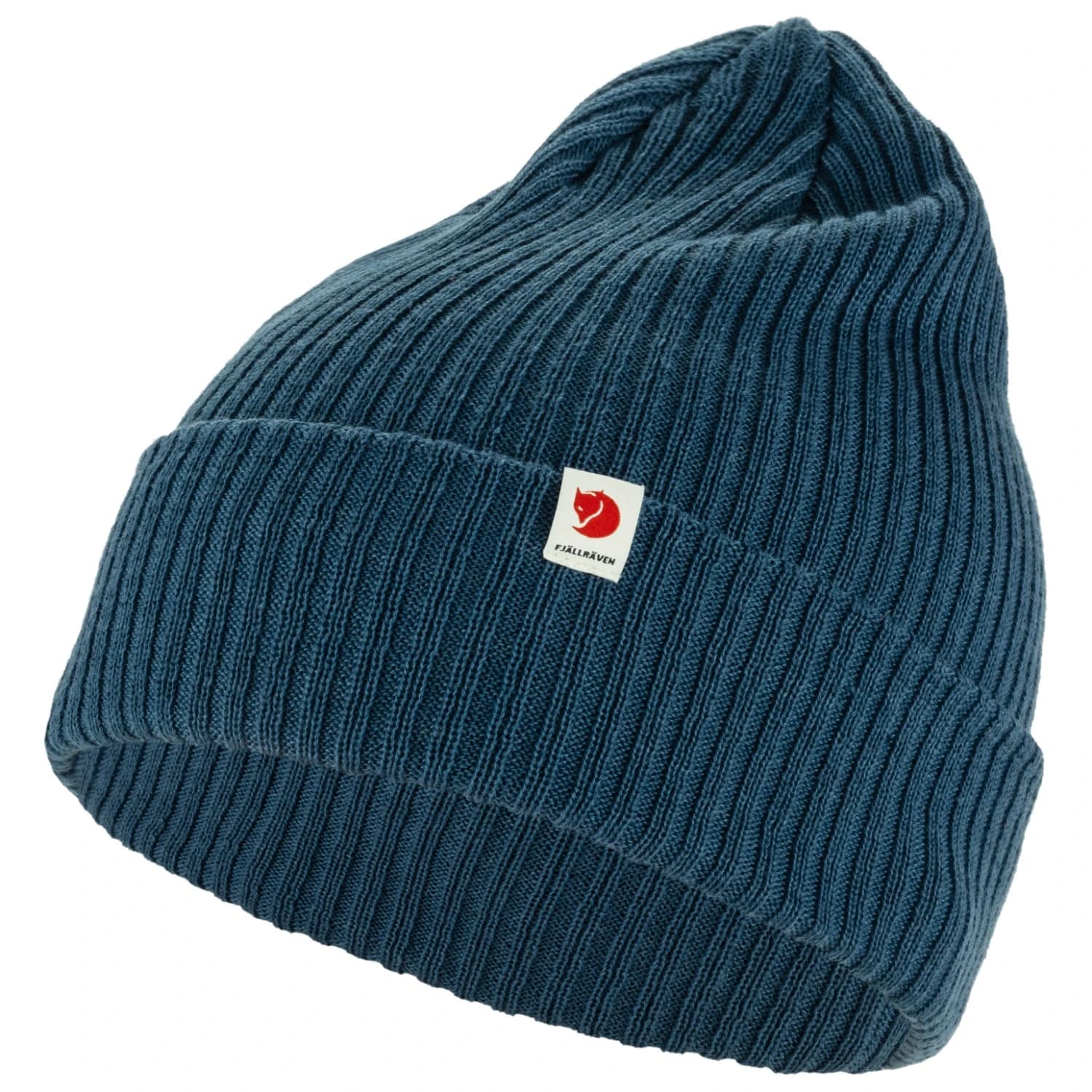 Зимна шапка (beanie) Fjällräven Fjällräven Rib Hat Beanie - Indigo Blue