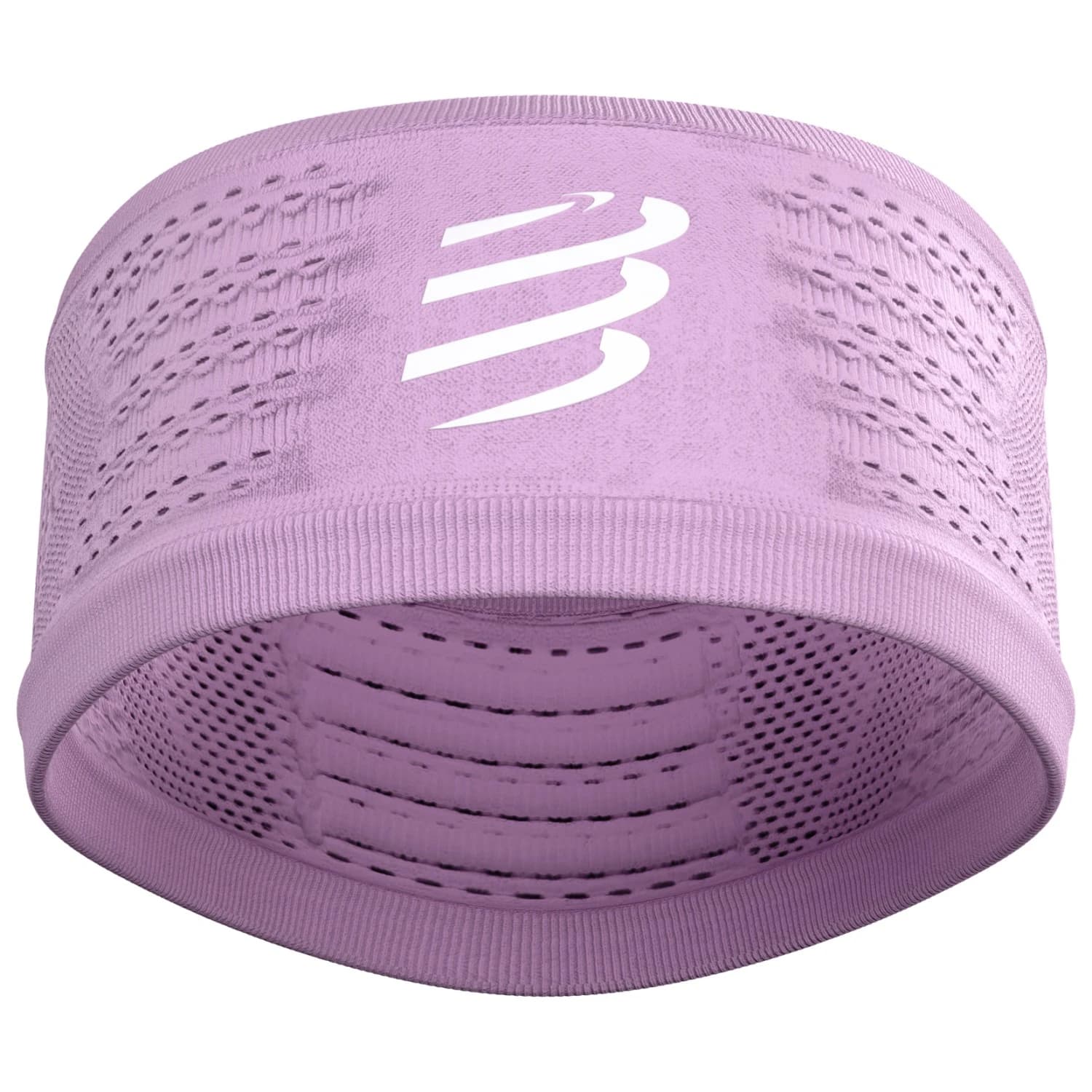 Лента за глава Compressport Headband On/Off Headband - Orchid Bouquet / White