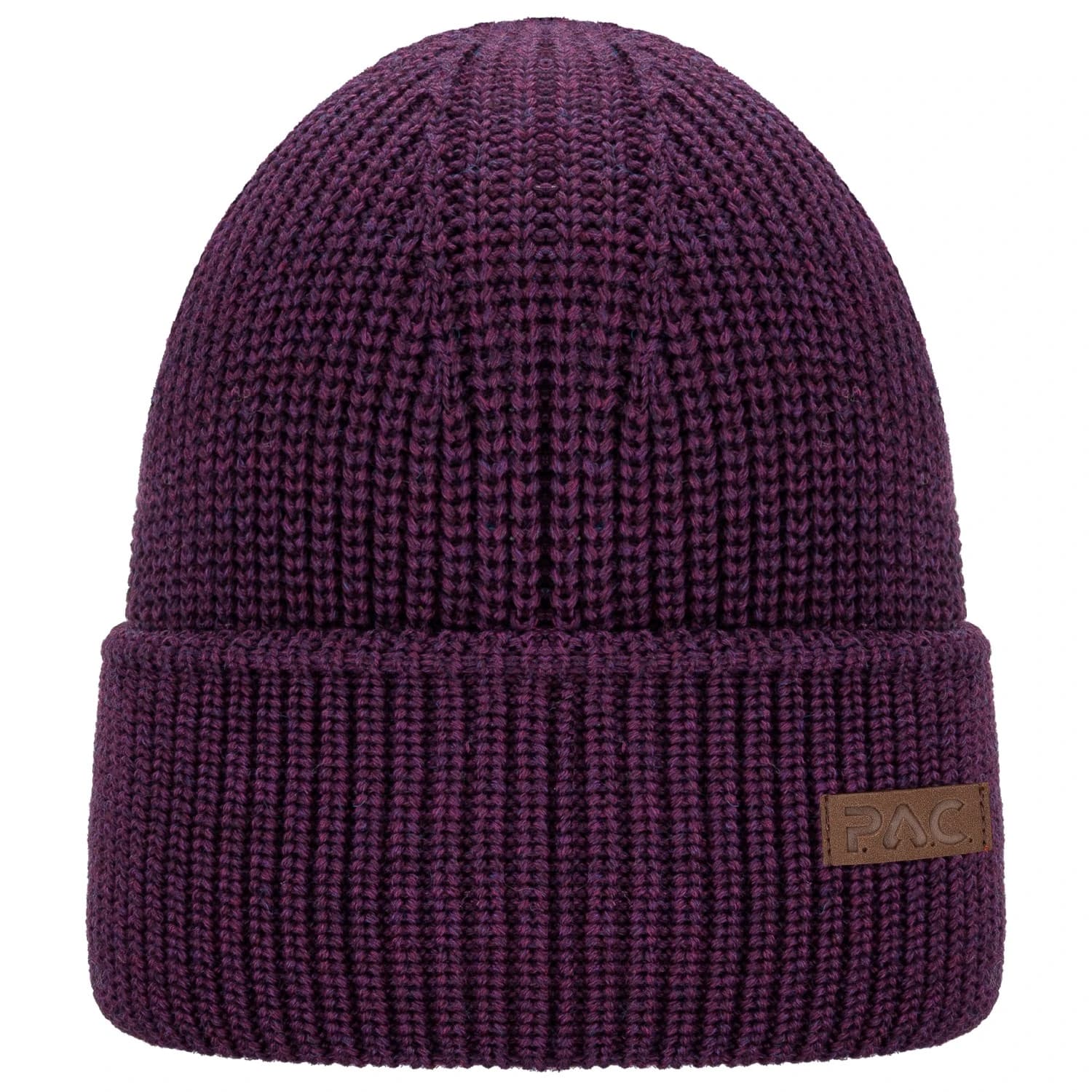 Зимна шапка (beanie) P.A.C. Alea Merino Beanie - Plum Melange