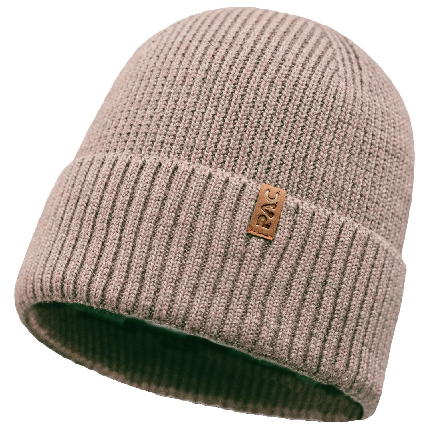 Зимна шапка (beanie) P.A.C. Mirou Merino Beanie - Beige Melange