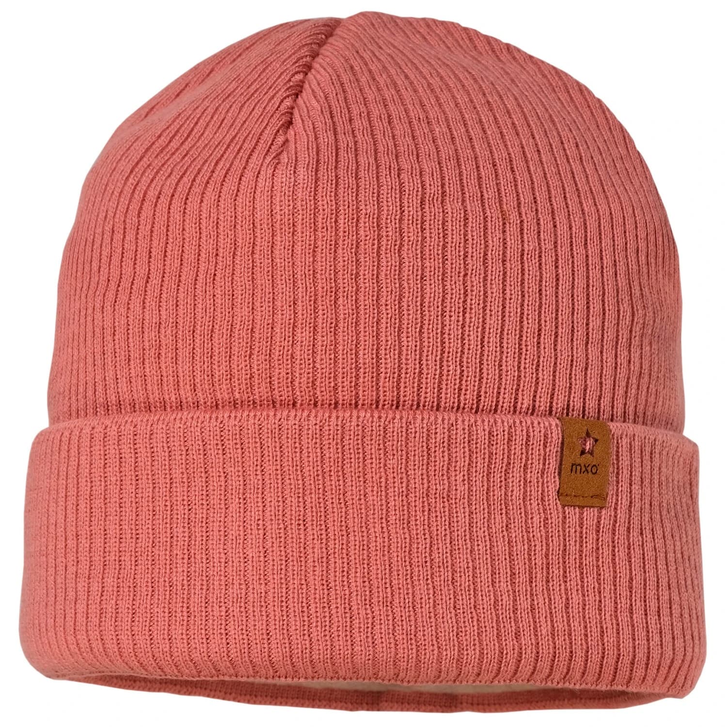 Детска зимна шапка (beanie) Maximo Kid's Mini Beanie Turn-up with Fleece Lining Beanie - Ash Rose