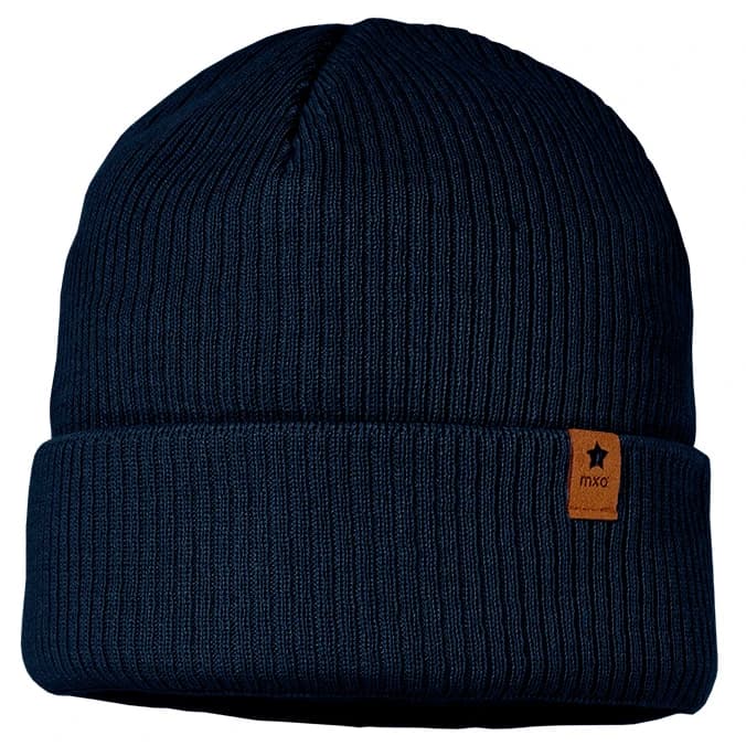 Детска зимна шапка (beanie) Maximo Kid's Mini Beanie Turn-up with Fleece Lining Beanie - Navy