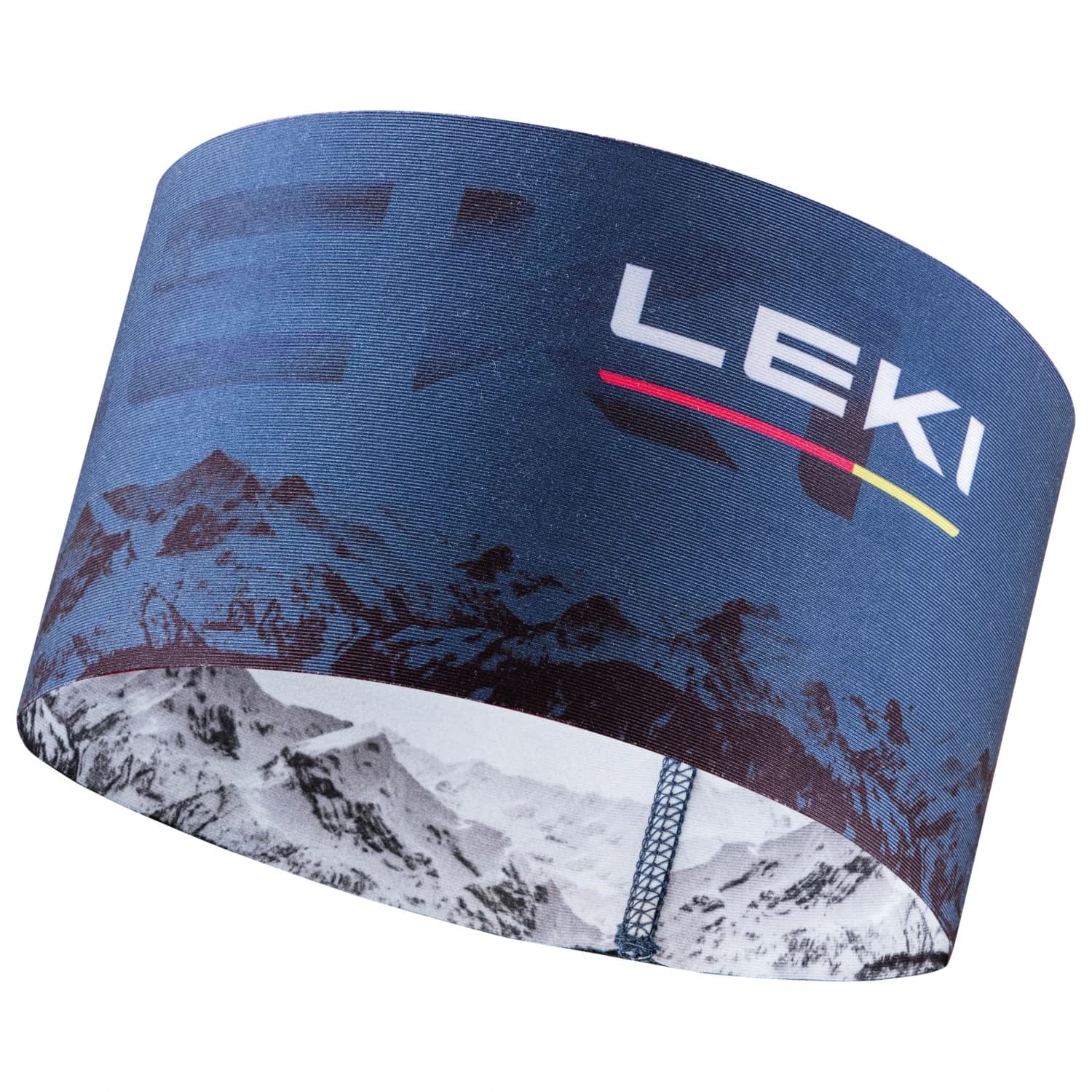 Лента за глава Leki XC Headband - Dark Denim / White / Poppy Red