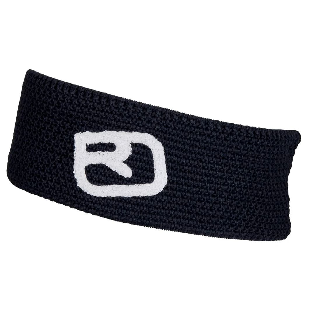 Лента за глава Ortovox Rock'n'Wool Headband - Black Raven