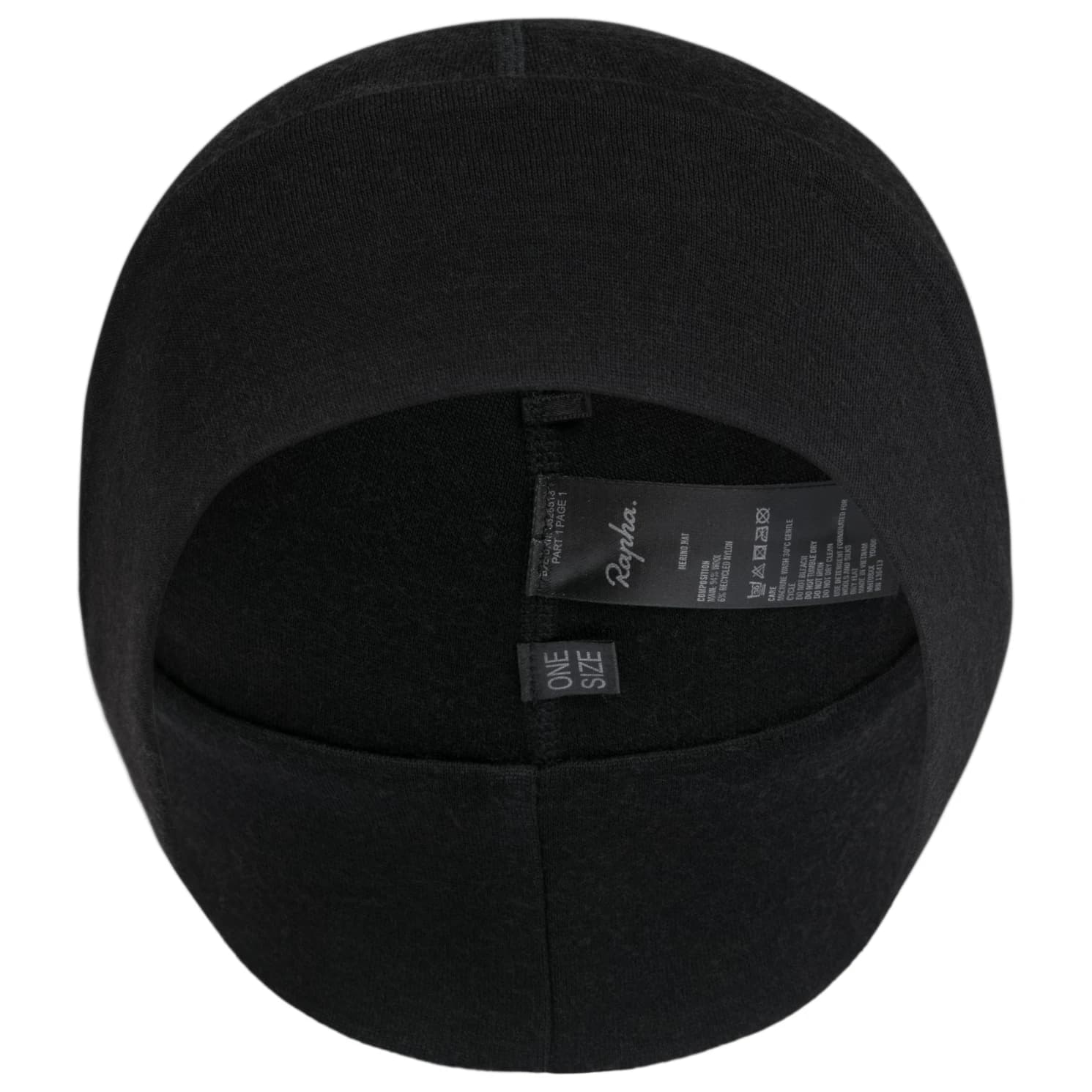 Шапка за колоездене Rapha Merino Hat Cycling cap - Black / Black