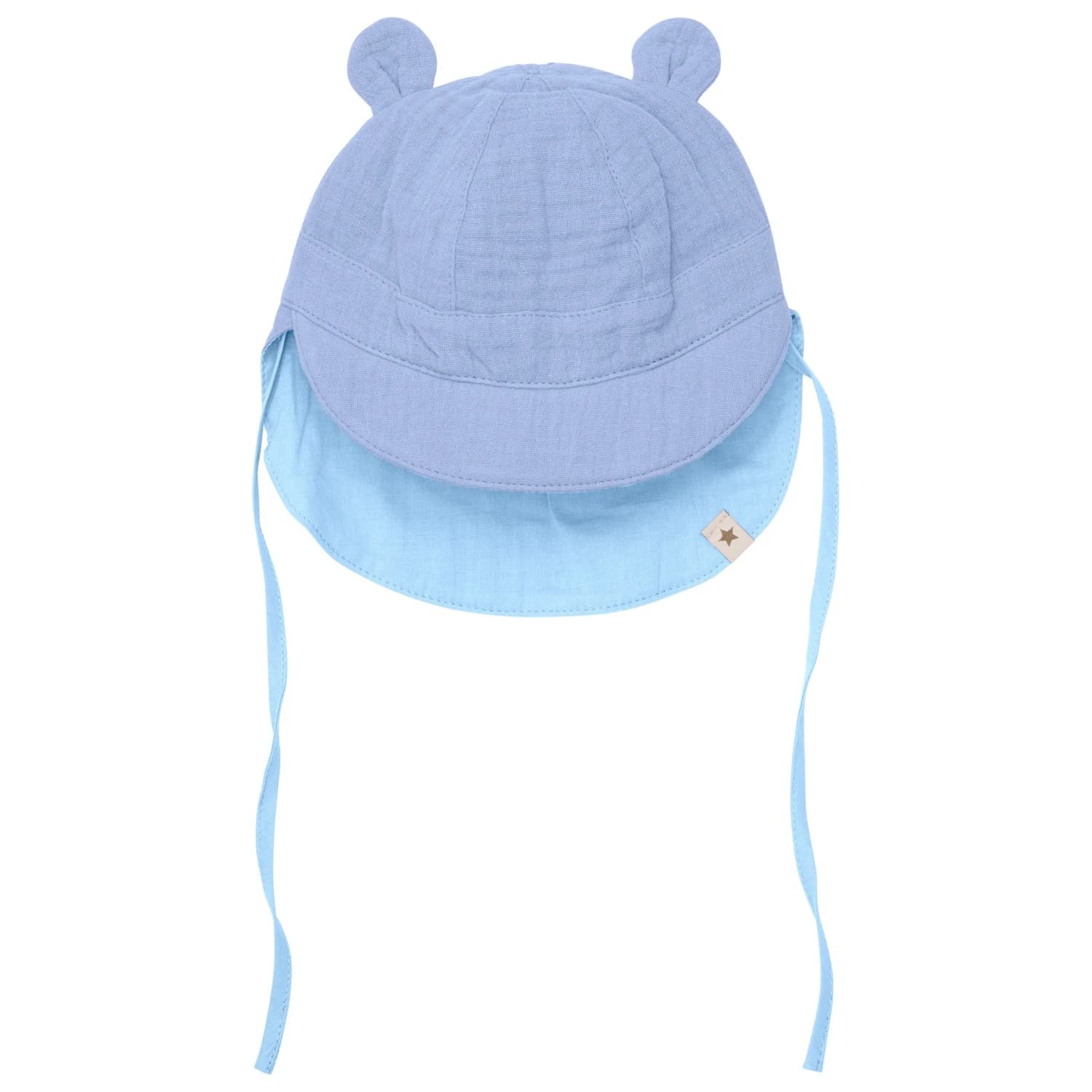 Детска шапка Huttelihut Kid's Summer Hat Bear Ears Muslin Hat - Quiet Harbor
