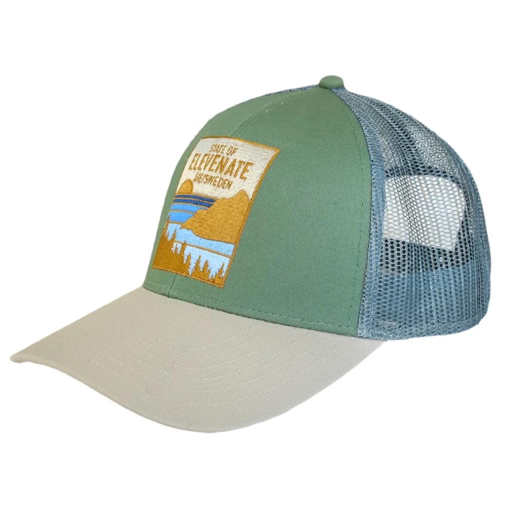Шапка с козирка Elevenate Tofino Cap - Balsam Green