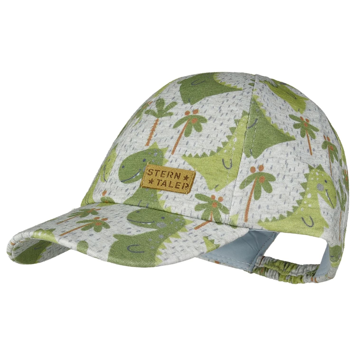 Детска шапка с козирка Sterntaler Kids' Baseball Cap Dinosaur Cap - Silber