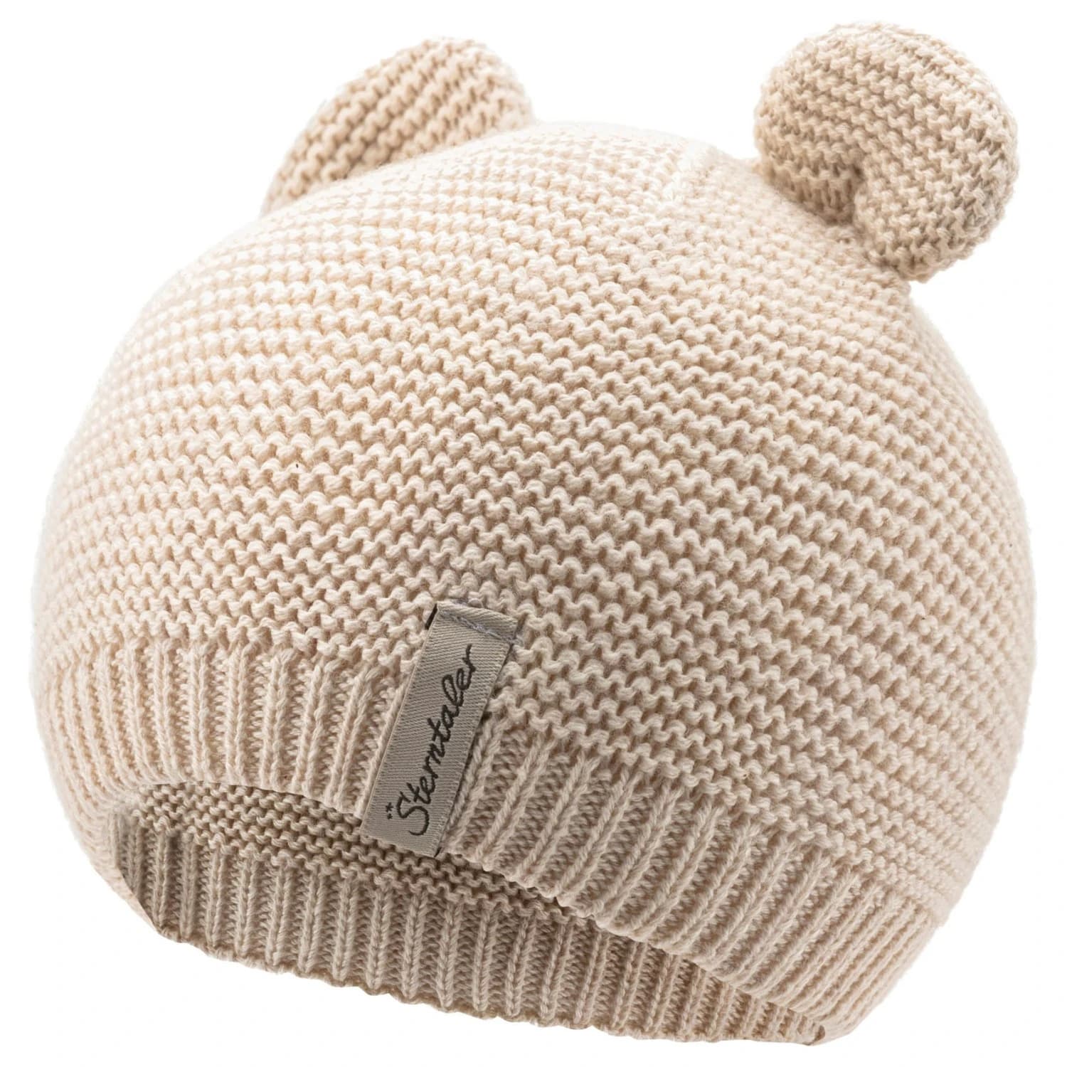 Детска зимна шапка (beanie) Sterntaler Kids' Knitted Beanie with Ears Beanie - Sand