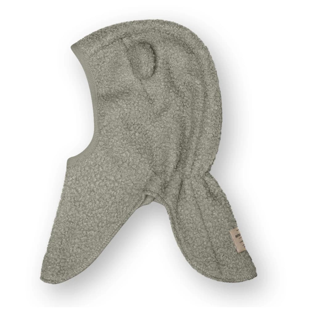 Детска зимна шапка (beanie) Mini A Ture Kid's Matjeffi Teddyfleece Elephant Hood Balaclava - Vert