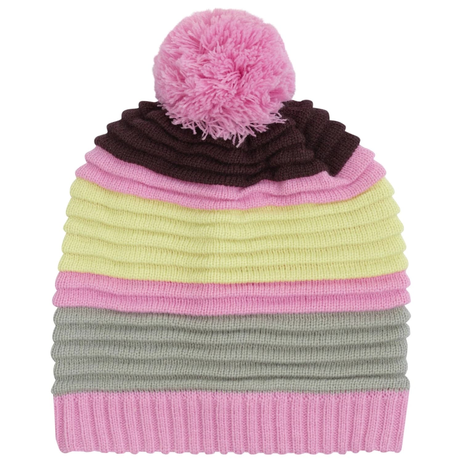Детска зимна шапка (beanie) Color Kids Kid's Hat Colorblock Beanie - Bonbon