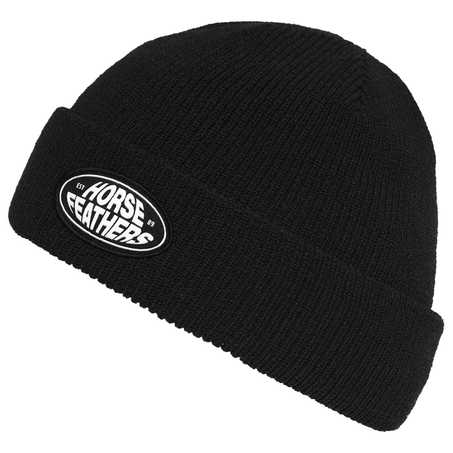 Мъжка зимна шапка (beanie) Horsefeathers Del Beanie - Black
