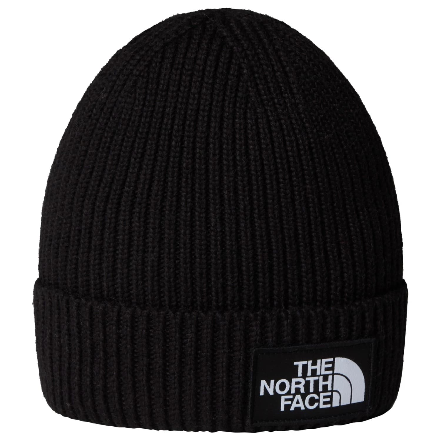 Детска зимна шапка (beanie) The north face Kid's TNF Logo Box Cuffed Beanie - TNF Black