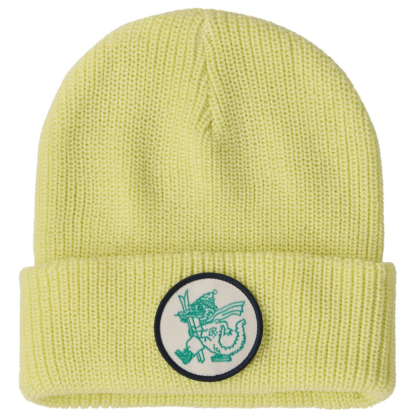 Детска зимна шапка (beanie) Patagonia Kid's Logo Beanie - Hut Tripper Label: Vellum Green