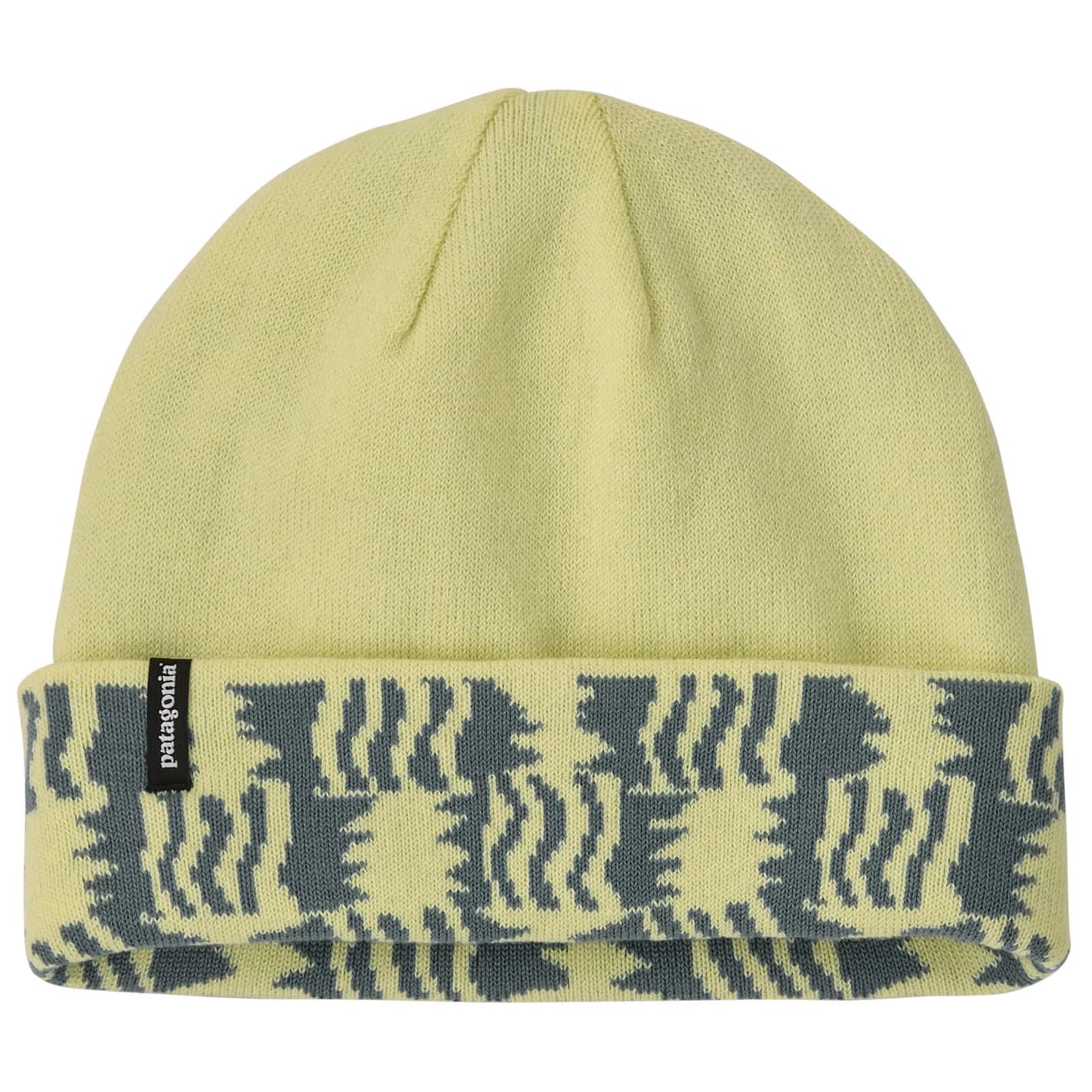Зимна шапка (beanie) Patagonia PowSlayer Beanie - Sun Quilt: Blue Sage