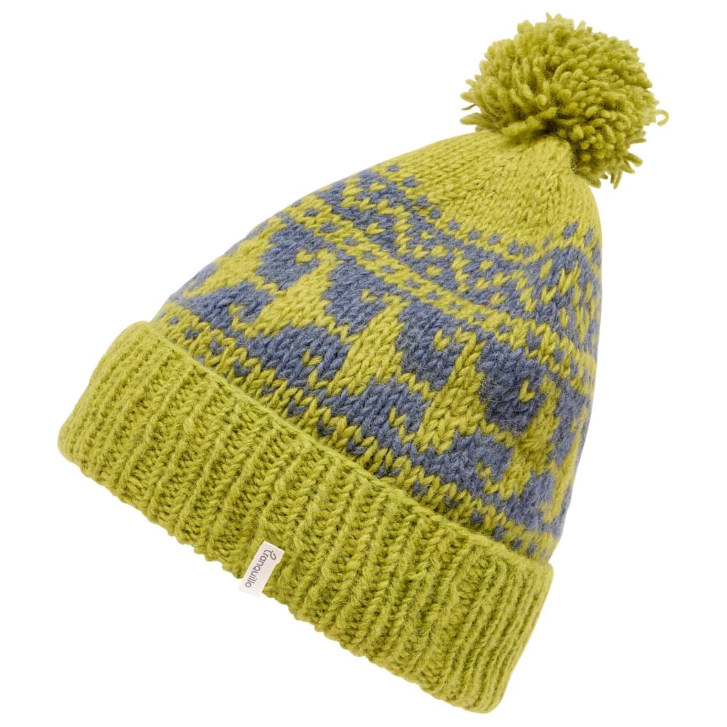 Дамска зимна шапка (beanie) Tranquillo Women's Wollmütze mit Bommel Beanie - Smoke