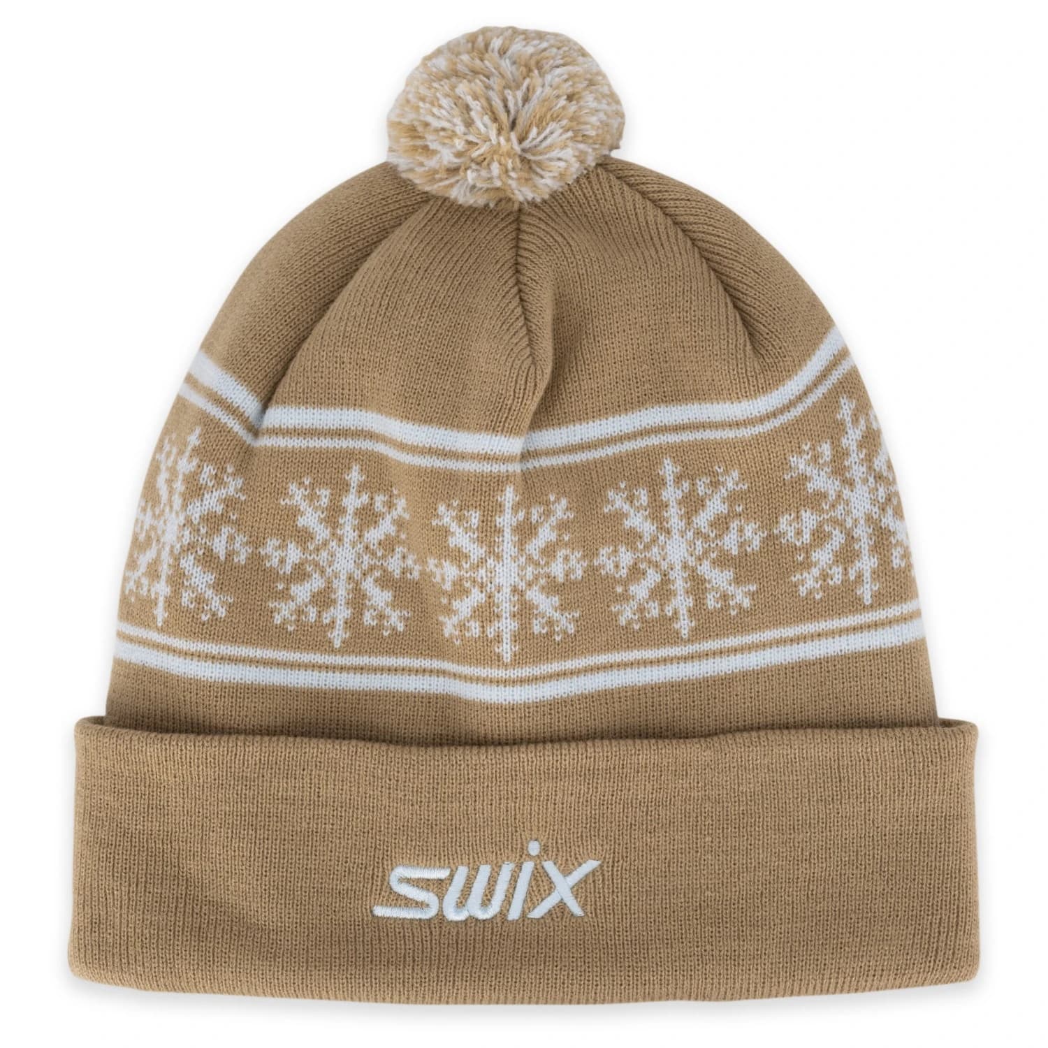 Дамска зимна шапка (beanie) Swix Women's Scandi Beanie - Dune