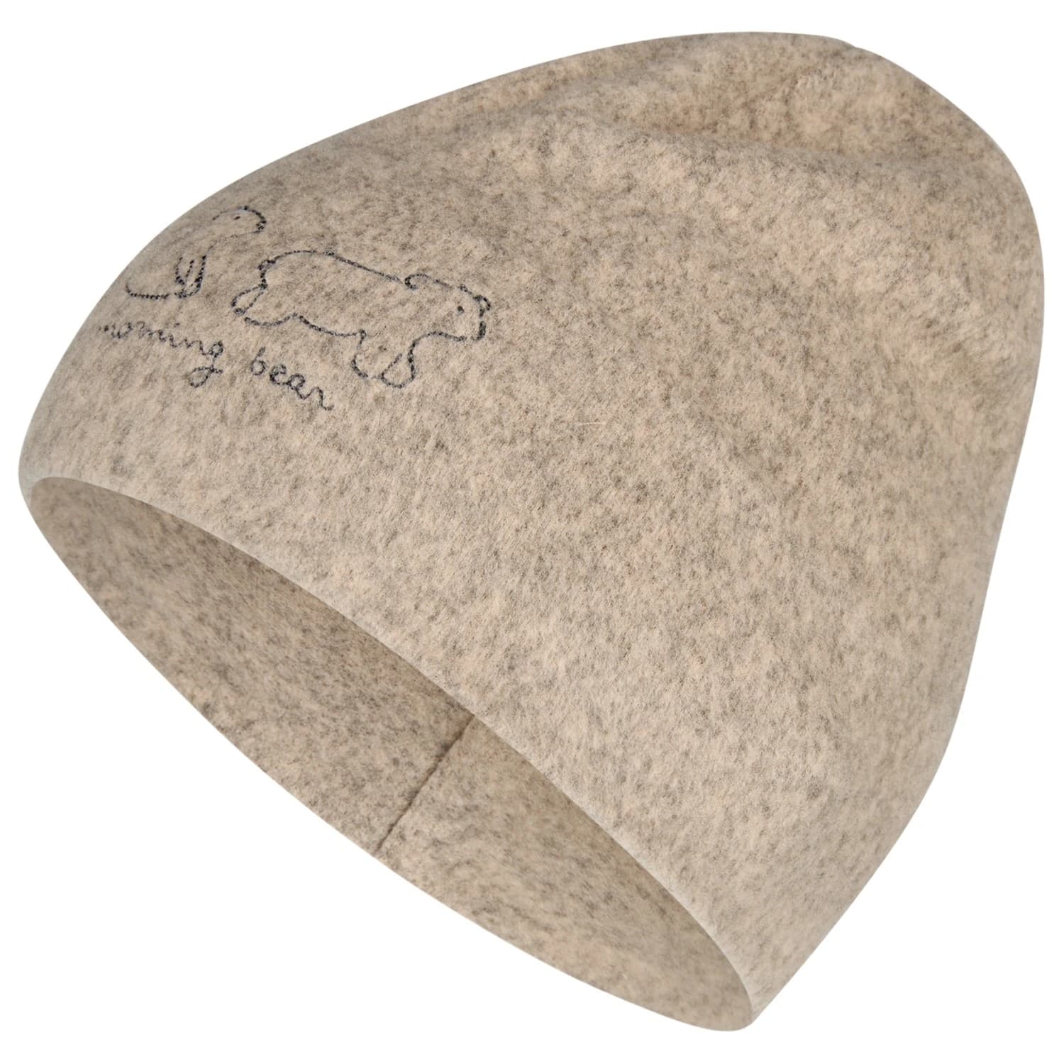 Детска зимна шапка (beanie) Sterntaler Kids' Beanie Polar Bear Beanie - Braun Melange