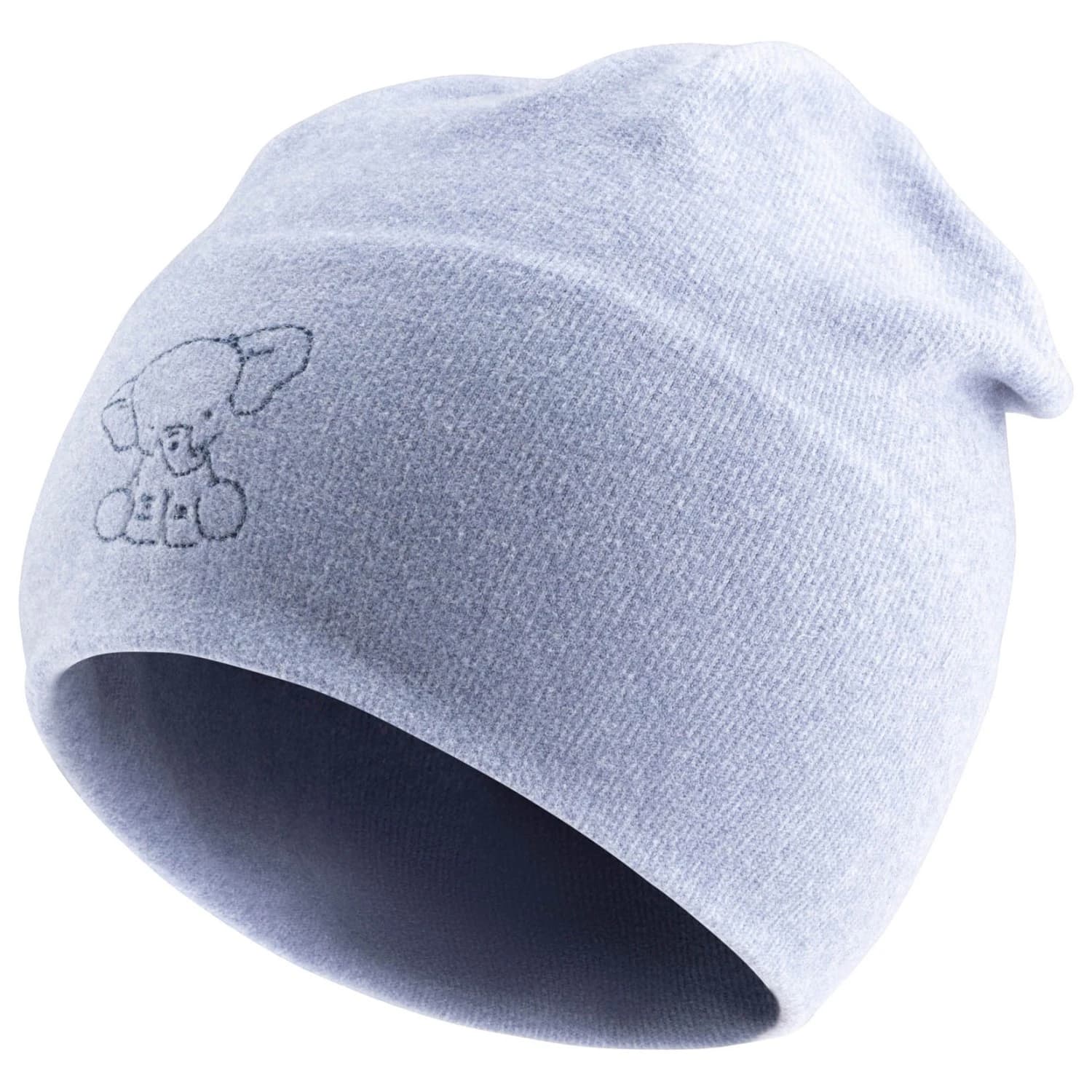 Детска зимна шапка (beanie) Sterntaler Kids' Beanie Elephant Beanie - Samtblau