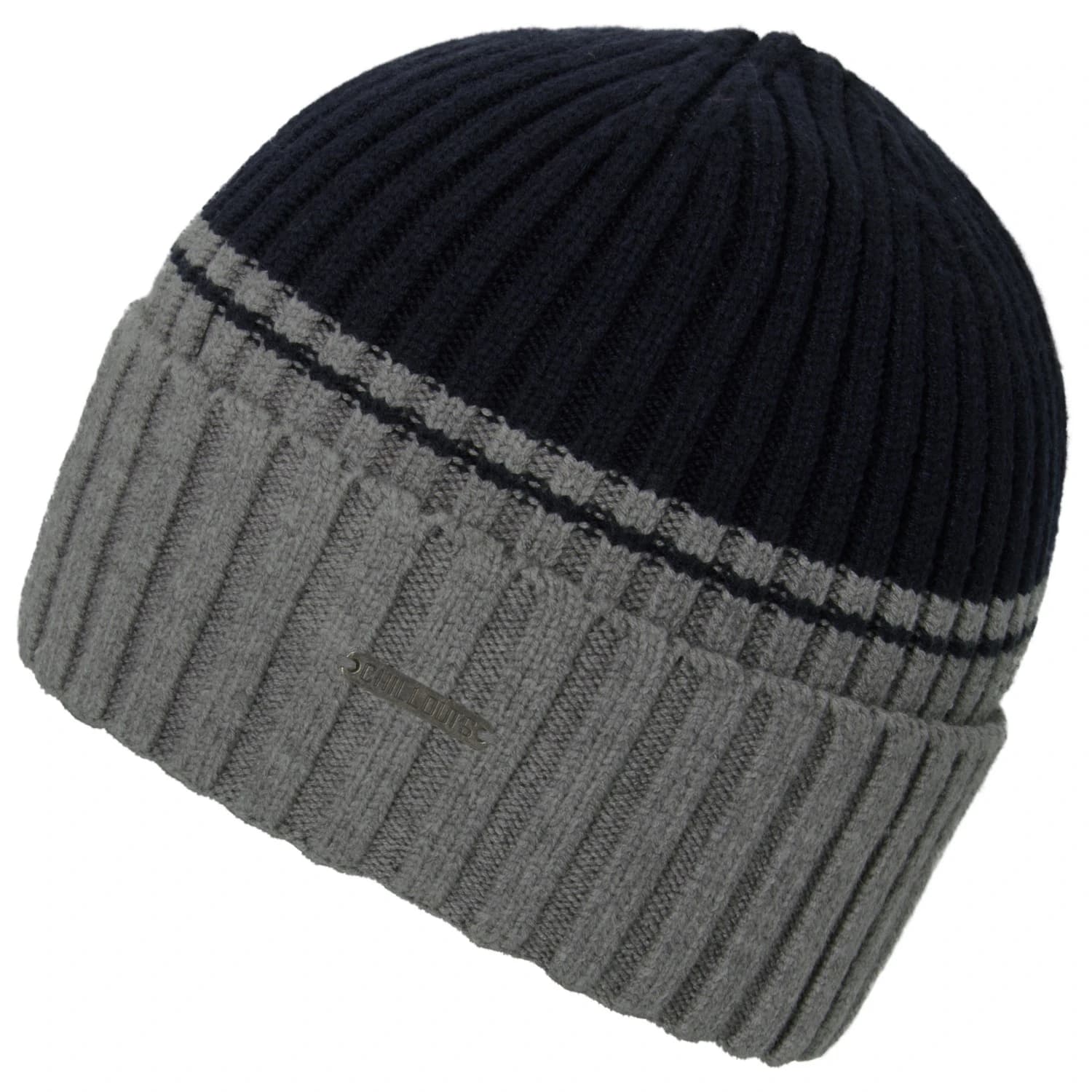Мъжка зимна шапка (beanie) Chillouts Malik Hat Beanie - Navy / Grey