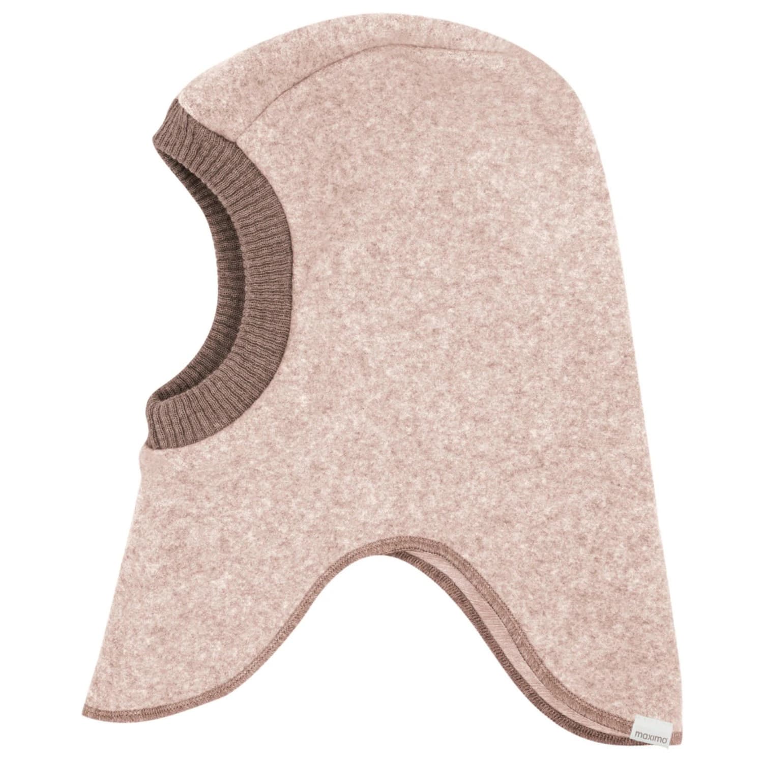 Детска зимна шапка (beanie) maximo Kids' Mini Slouch Beanie Balaclava - Light Brown Melange