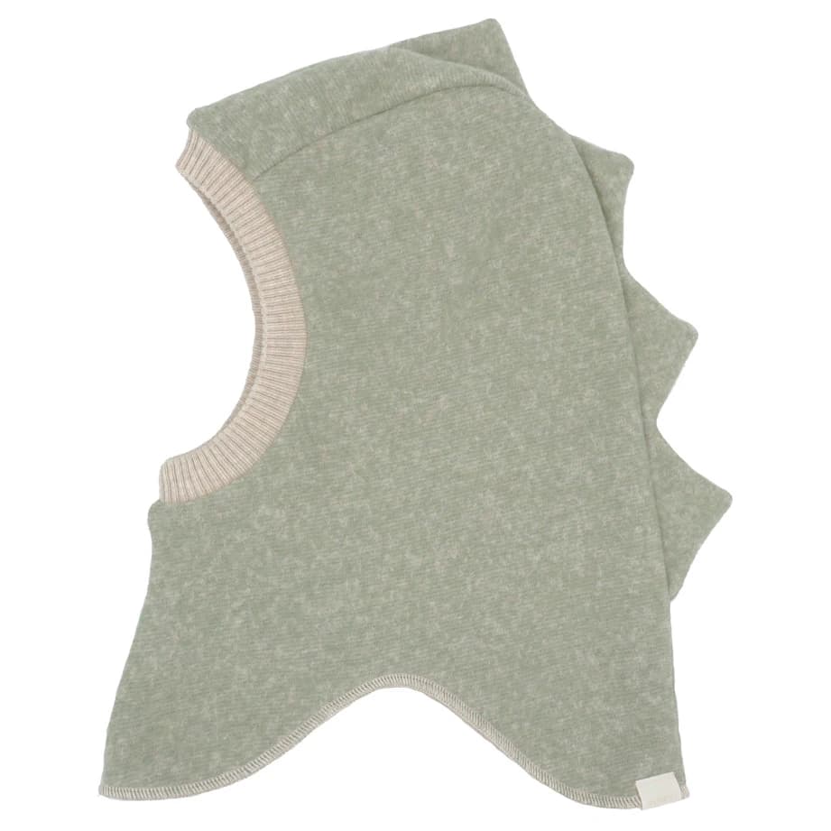 Детска зимна шапка (beanie) maximo Kids' Mini Slouch Beanie Dinosaur Balaclava - Mineral / Light Brown Melange