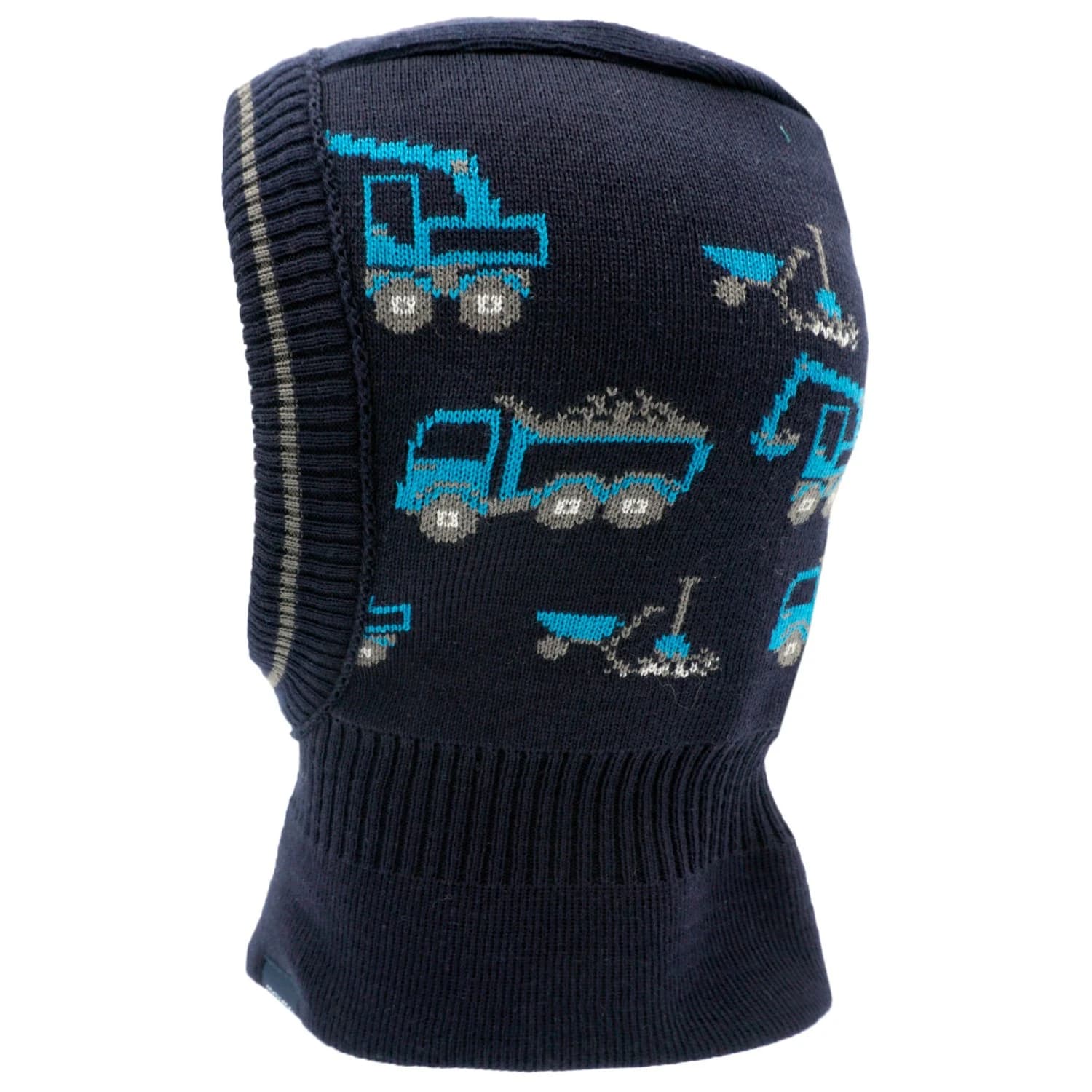 Зимна шапка (beanie) Maximo Mini Boys' Slouch Beanie Construction Vehicles Balaclava - Dark Navy