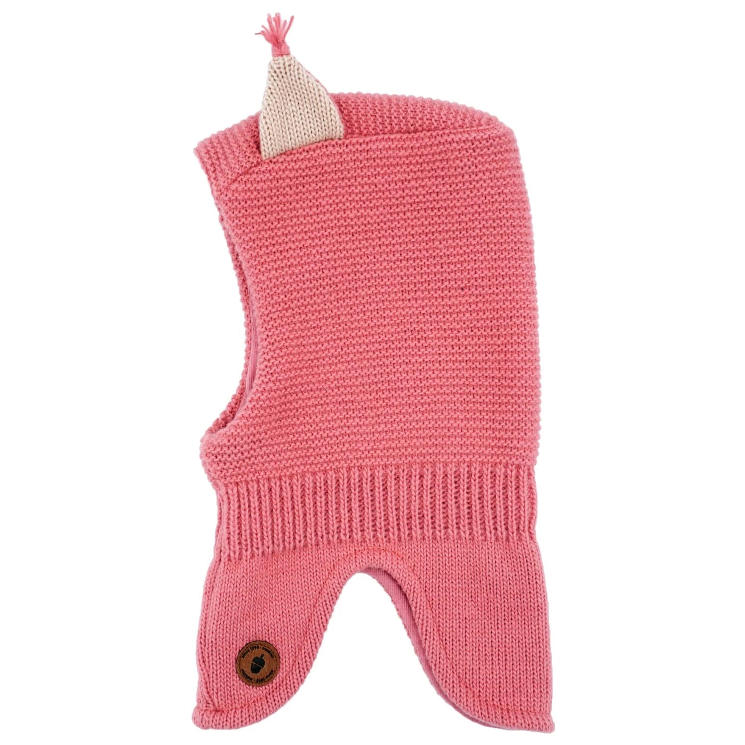 Зимна шапка (beanie) Maximo Mini Girls' Slouch Beanie Squirrel Balaclava - Salmon Rose