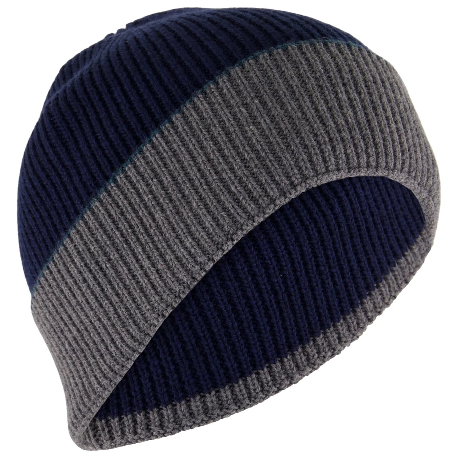 Зимна шапка (beanie) P.A.C. Blocwul Beanie - Navy Melange