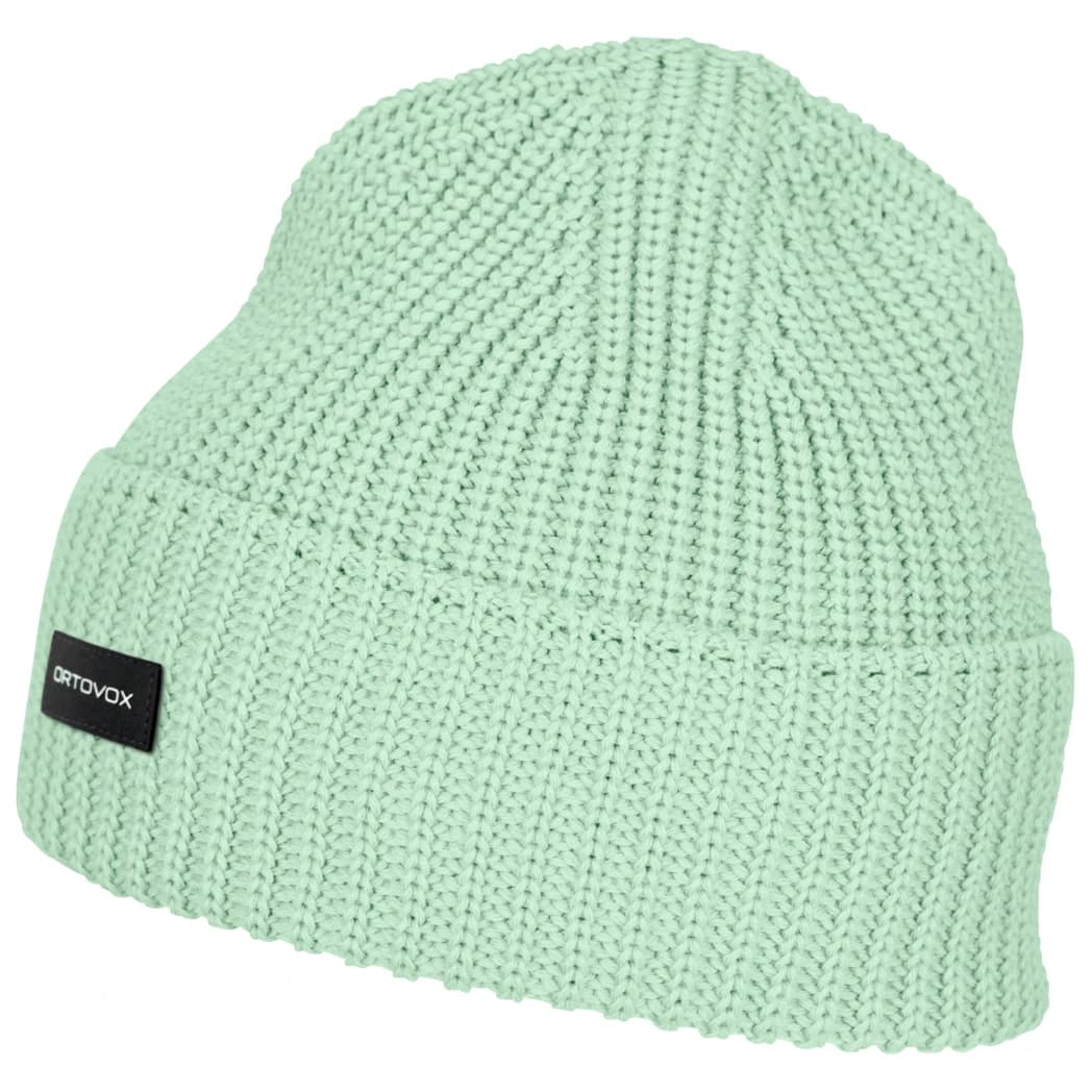 Зимна шапка (beanie) Ortovox Cozy Rib Beanie - Green Acid