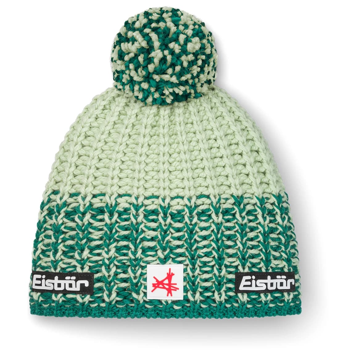 Зимна шапка (beanie) Eisbär Refocus Pompon Ski Austria Beanie - Deep Lake / Arctic Basil / Arctic